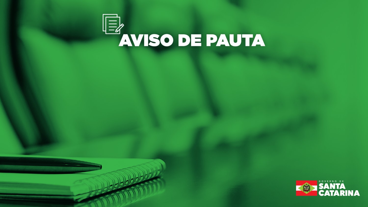 AVISO DE PAUTA: governador autoriza licitação para obras da nova Delegacia de Polícia de Capinzal