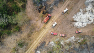 Bombeiros de Santa Catarina ampliam atuação no combate aos incêndios no Mato Grosso