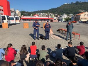 BOMBEIROS MIRINS CONCLUEM CICLO DE AULAS EM VISITA AO QUARTEL DO CBMSC EM FLORIANÓPOLIS