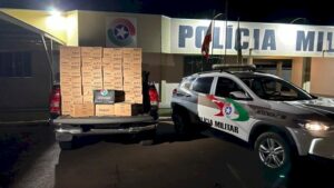 PM apreende carga de produtos de descaminho
