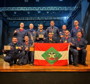 Equipe do Corpo de Bombeiros Militar de Santa Catarina conquista Bicampeonato Iinternacional de Salvamento em Altura