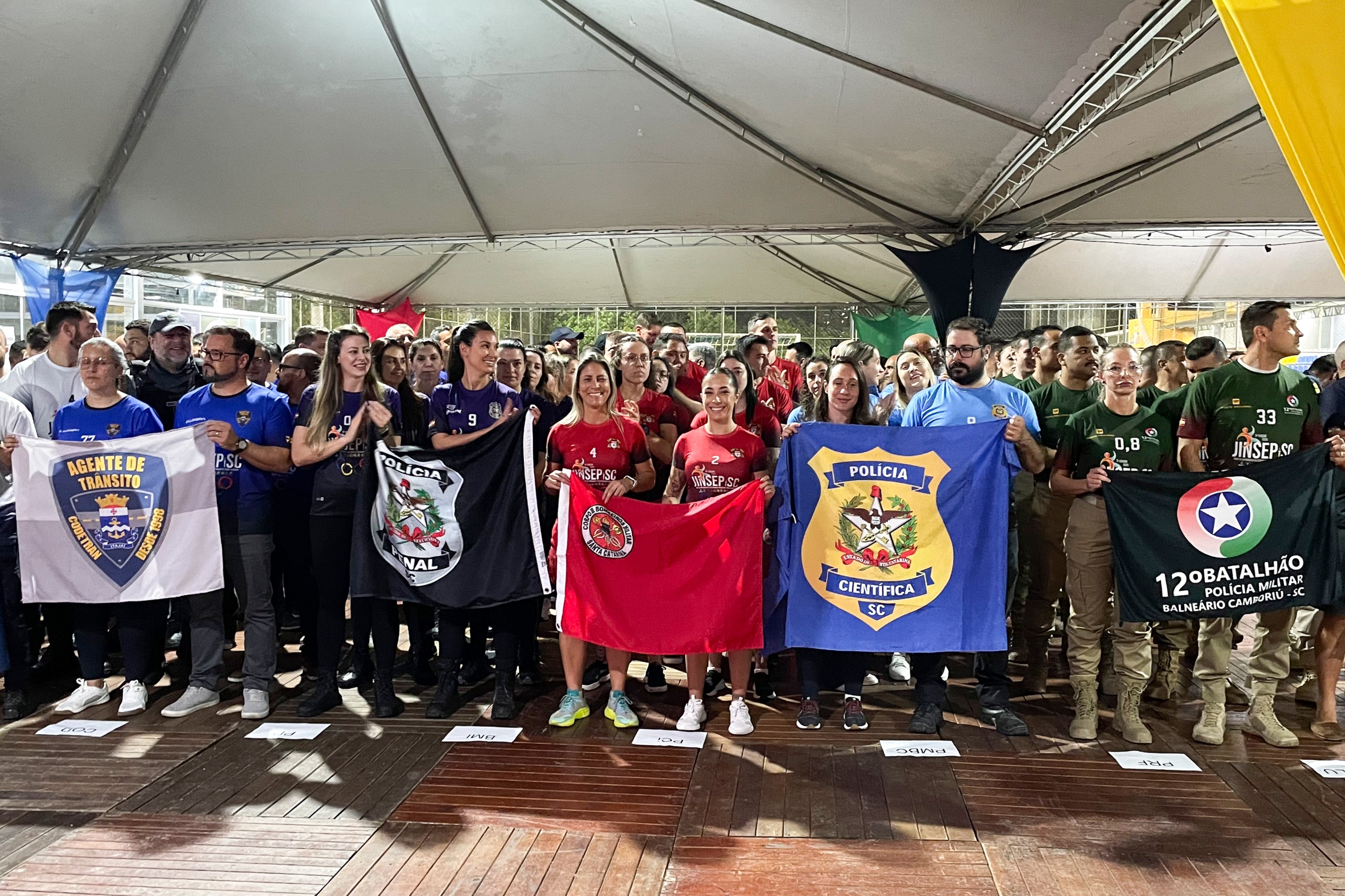 Jogos da Integração da Segurança Pública chega à 5ª edição com quase 500 participantes em Itajaí