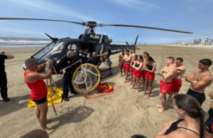 Treinamento aéreo integra curso de guarda-vidas civil do CBMSC em Balneário Rincão