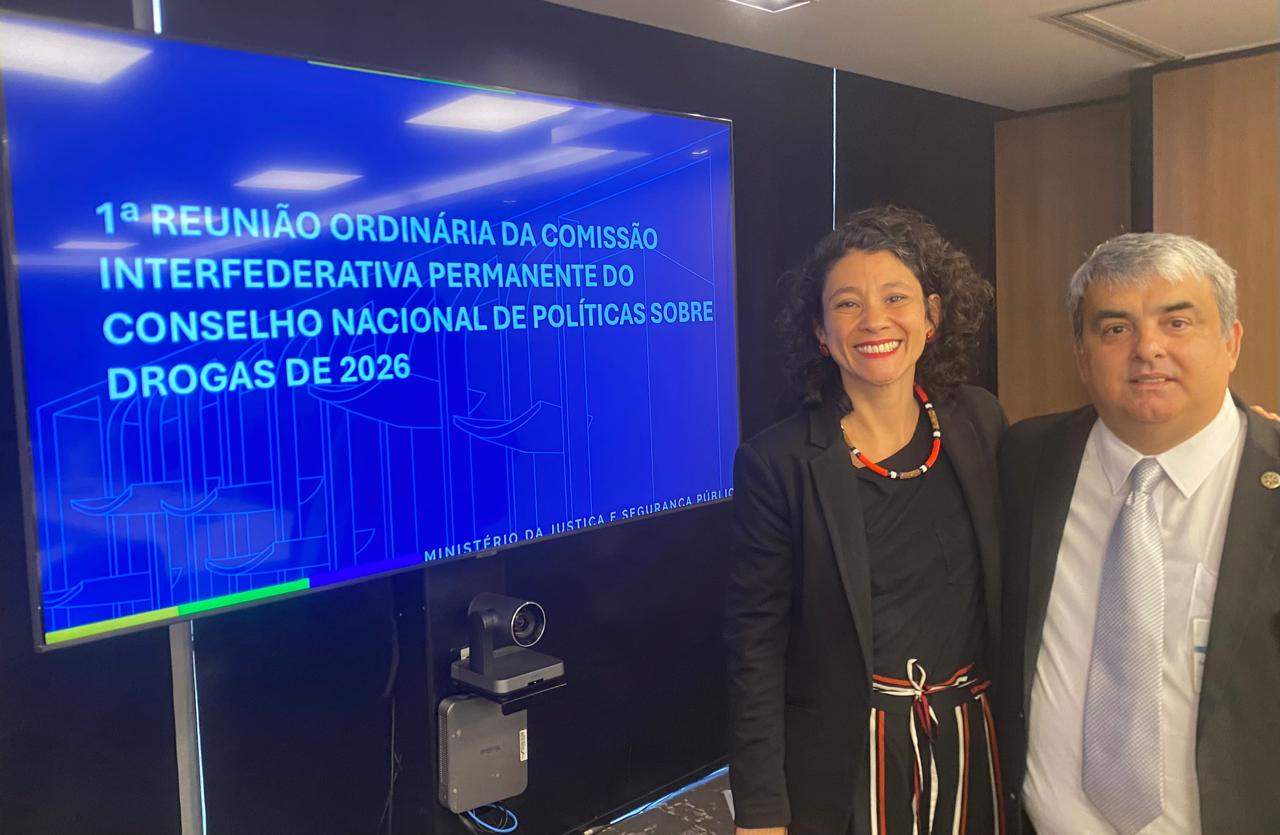 CONEN debate políticas de enfrentamento às drogas em reunião no Ministério da Justiça, em Brasília