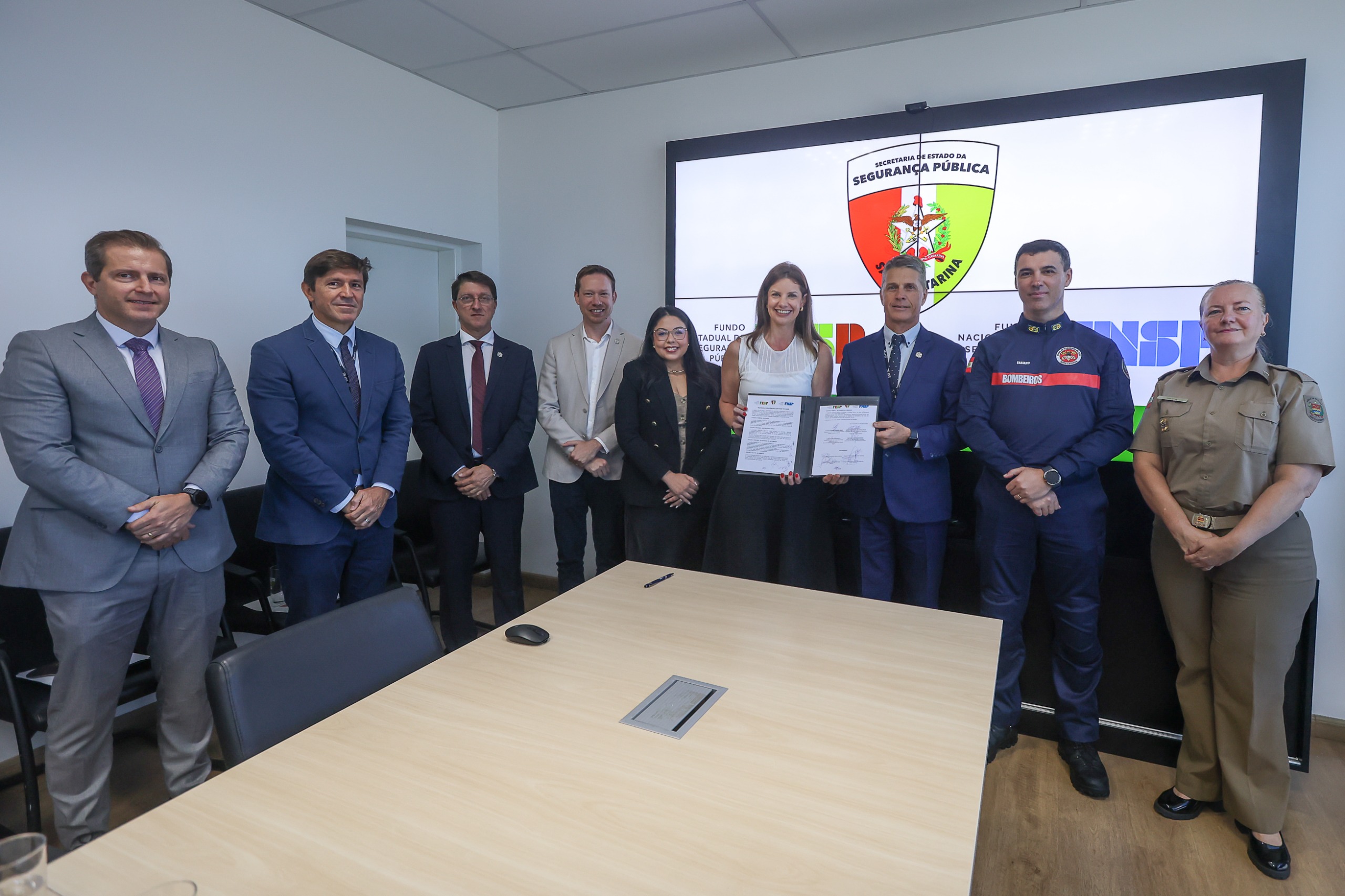 Estado mais seguro do País: Santa Catarina e Ministério da Justiça firmam acordo para integrar sistemas e modernizar gestão de recursos