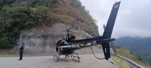 Helicóptero da Polícia Civil realiza resgate na Serra do Rio do Rastro após colisão com quatro feridos