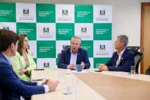 SSP-SC conhece sistema de monitoramento preventivo para proteção de mulheres no Rio Grande do Sul